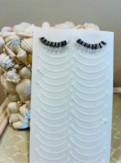 (40) Count Strips with Eyelash Tweezers